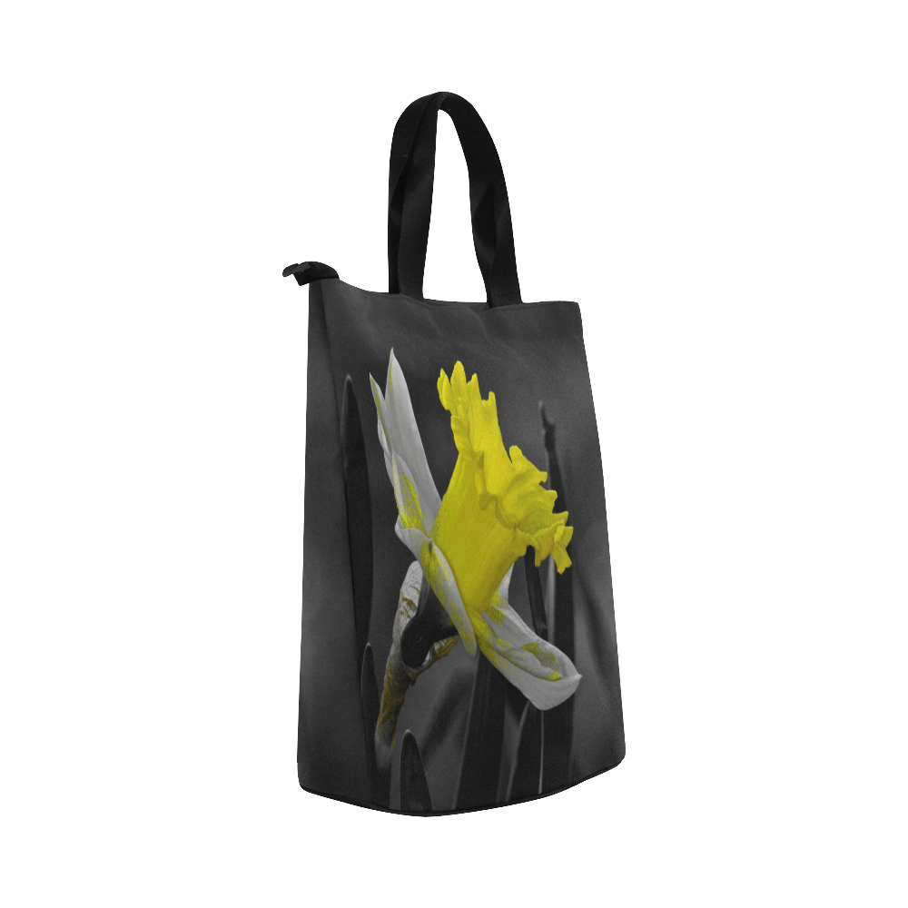 Daffodil with yellow color accent Nylon Lunch Tote Bag (Model 1670)