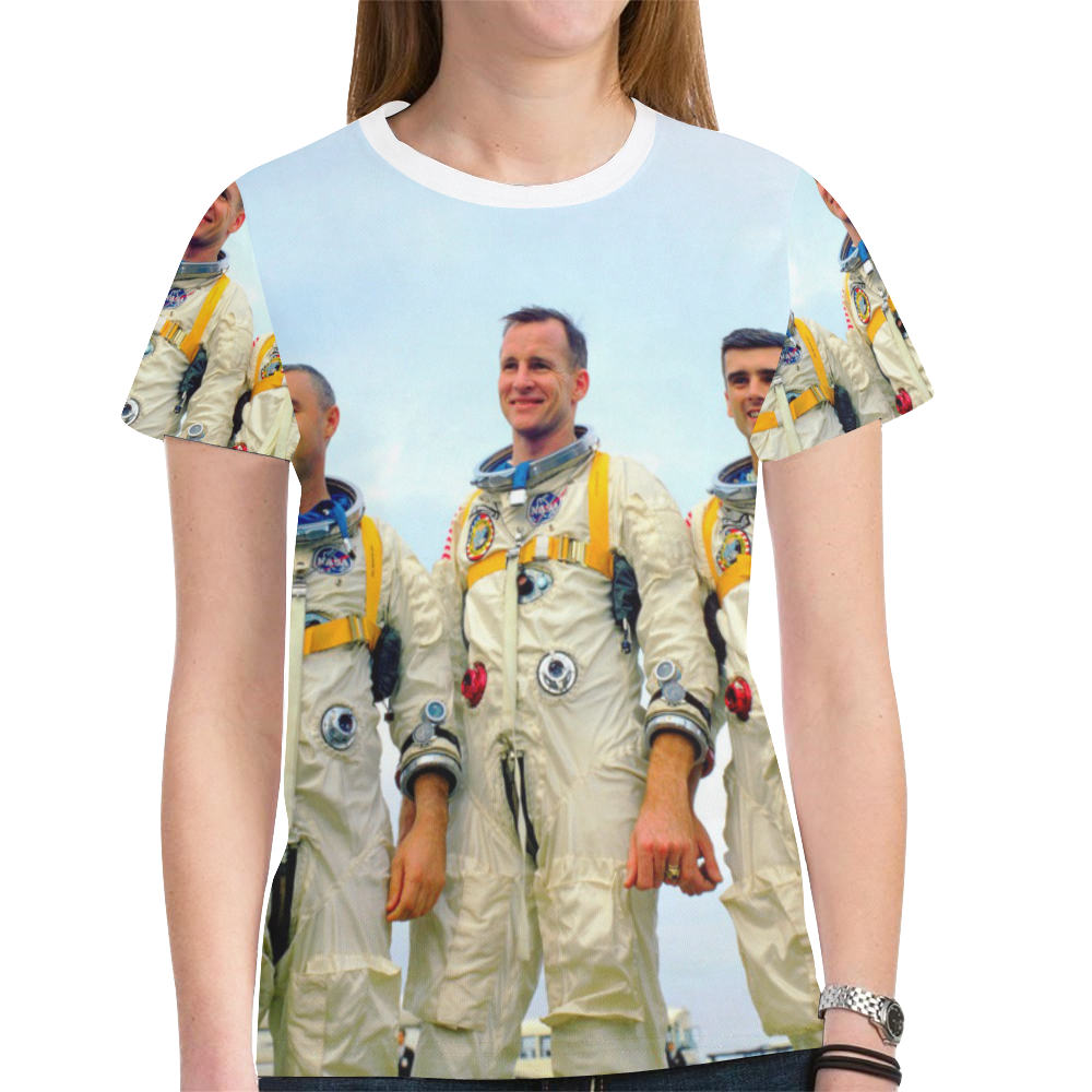 APOLLO 1 CREW New All Over Print T-shirt for Women (Model T45)