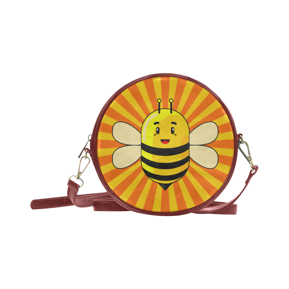 Bee Sun Rays Round Sling Bag (Model 1647)