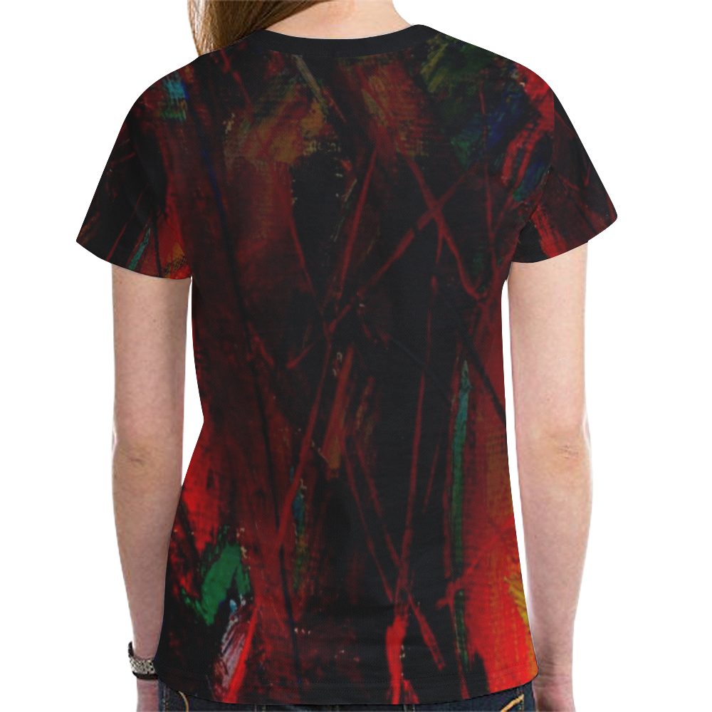 Jungle Animal by Artdream New All Over Print T-shirt for Women (Model T45)