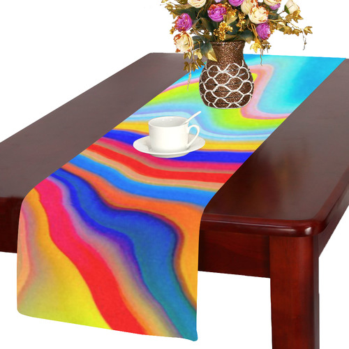 alive 3 (abstract) by JamColors Table Runner 14x72 inch