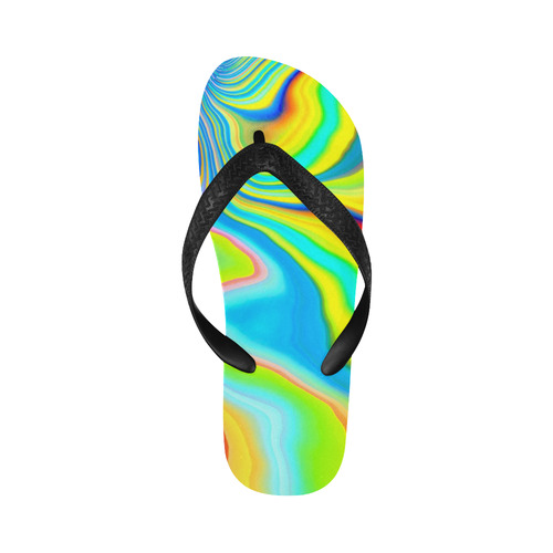alive 3 (abstract) by JamColors Flip Flops for Men/Women (Model 040)