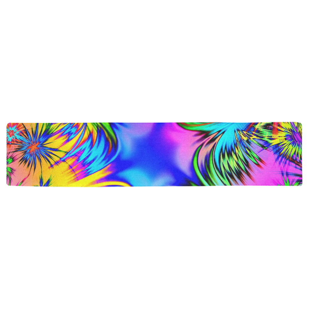 alive 4 (abstract) by JamColors Table Runner 16x72 inch