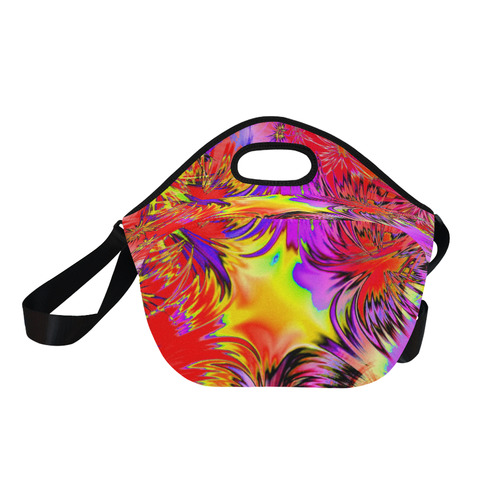 alive 4B (abstract) by JamColors Neoprene Lunch Bag/Large (Model 1669)