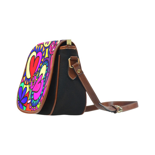 Looking for Love Saddle Bag/Small (Model 1649)(Flap Customization)