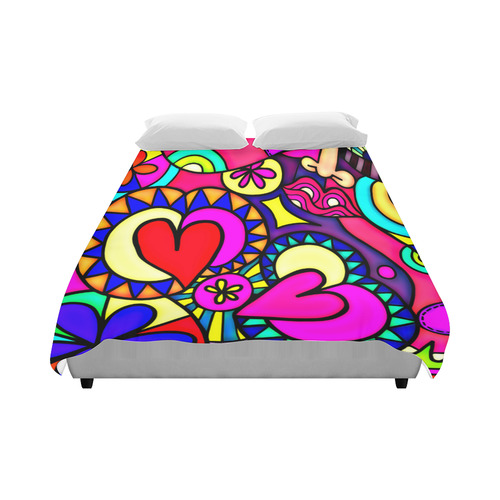 Looking for Love Duvet Cover 86"x70" ( All-over-print)