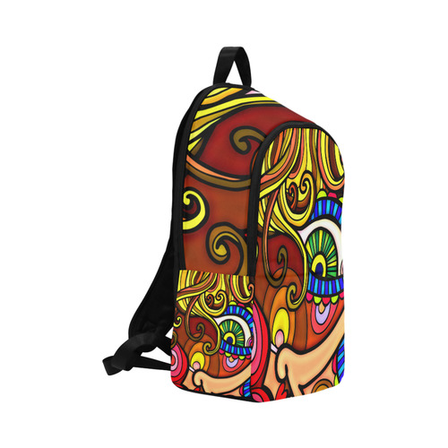 Let's Face it Together Fabric Backpack for Adult (Model 1659)