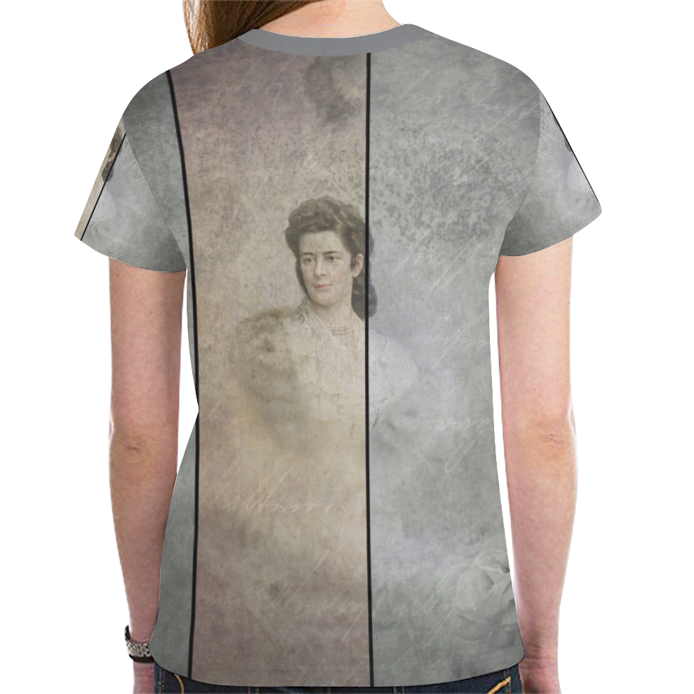 Sissi, Empress of Austria and Queen from Hungary 2 New All Over Print T-shirt for Women (Model T45)