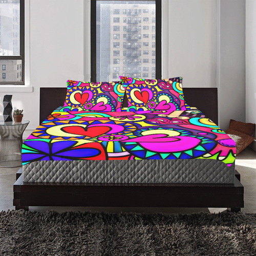 Looking for Love 3-Piece Bedding Set