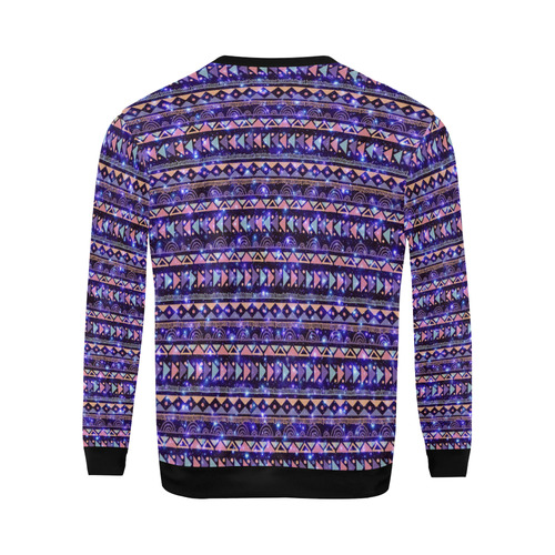Traditional Ethno Culture Galaxy Pattern All Over Print Crewneck Sweatshirt for Men/Large (Model H18)