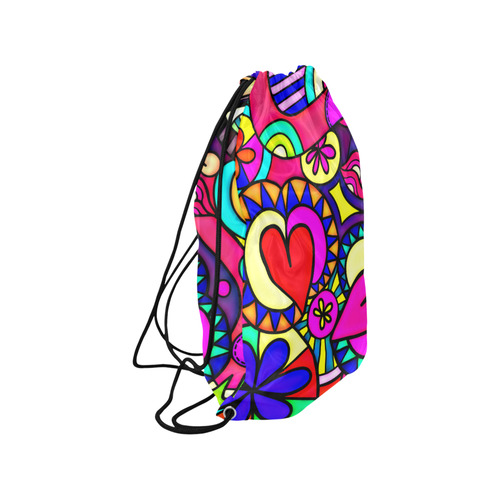 Looking for Love Medium Drawstring Bag Model 1604 (Twin Sides) 13.8"(W) * 18.1"(H)