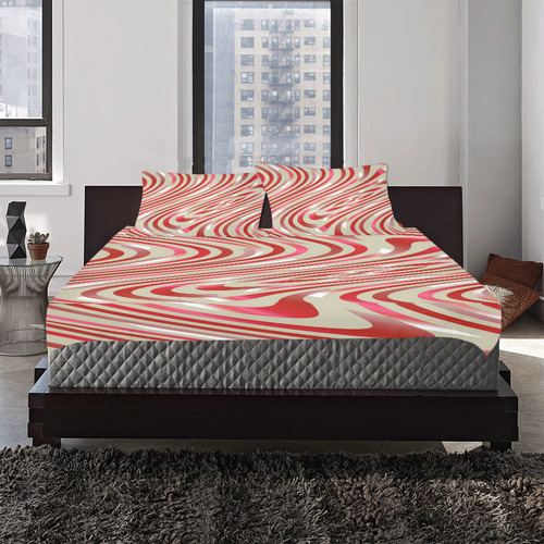 Abstract Zebra A 3-Piece Bedding Set