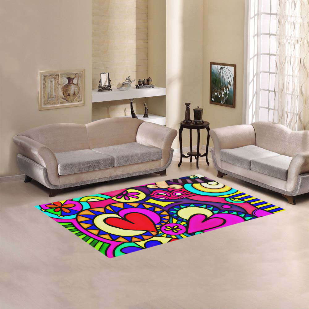 Looking for Love Area Rug 5'x3'3''