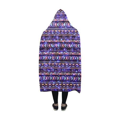 Traditional Ethno Culture Galaxy Pattern Hooded Blanket 60''x50''