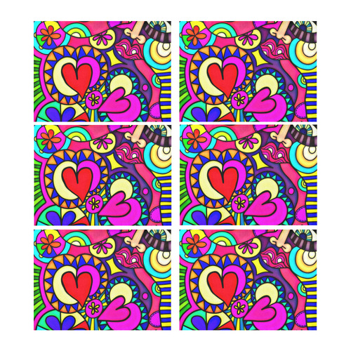 Looking for Love Placemat 14’’ x 19’’ (Six Pieces)