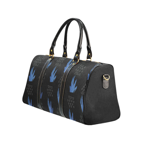 Pinneaples Black New Waterproof Travel Bag/Small (Model 1639)