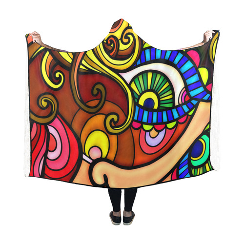 Let's Face it Together Hooded Blanket 60''x50''