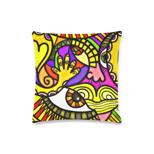 Lonely Without You Custom Zippered Pillow Case 16"x16"(Twin Sides)
