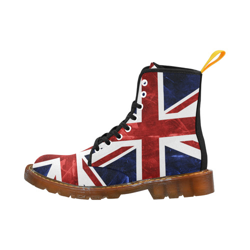 Grunge Union Jack Flag Martin Boots For Women Model 1203H