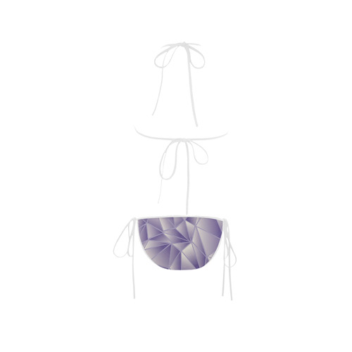 Ultra Violet Stained Glass Custom Bikini Swimsuit