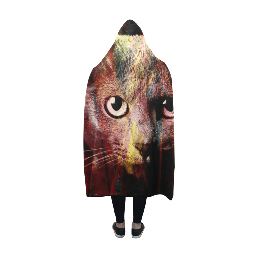 Cats by Artdream Hooded Blanket 60''x50''