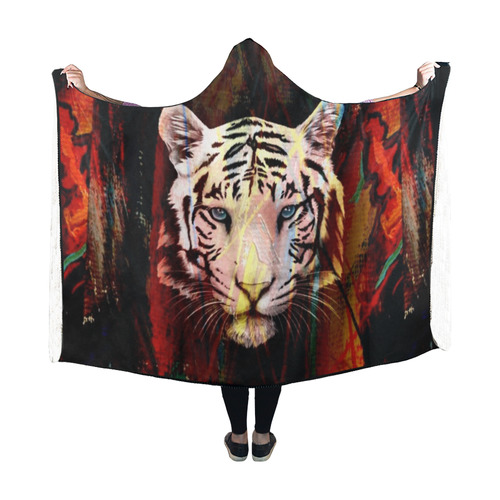 Jungle Animal by Artdream Hooded Blanket 60''x50''