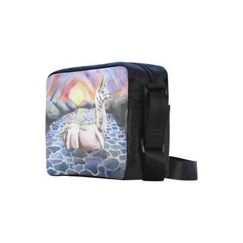 Llama Ness Monster Classic Cross-body Nylon Bags (Model 1632)