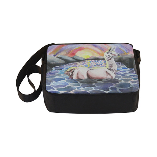 Llama Ness Monster Classic Cross-body Nylon Bags (Model 1632)