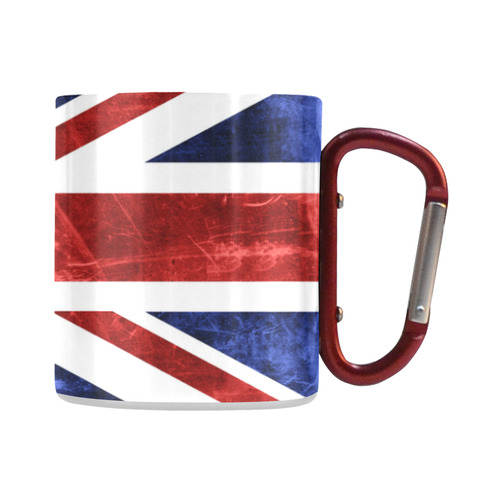 Grunge Union Jack Flag Classic Insulated Mug(10.3OZ)