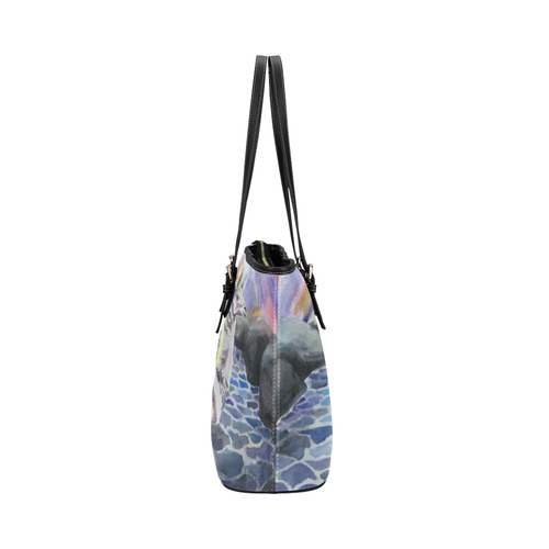 Llama Ness Monster Leather Tote Bag/Large (Model 1651)