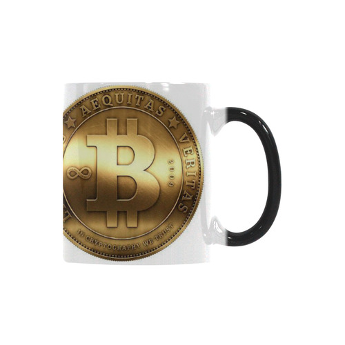Morphing Mug Bitcoin Crytopcurrency Gold Digital Currency Coffee Cup Custom Morphing Mug