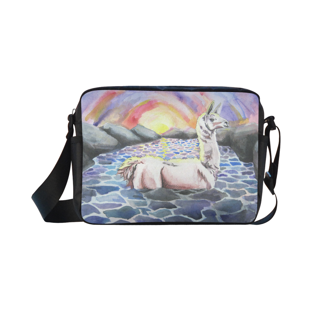 Llama Ness Monster Classic Cross-body Nylon Bags (Model 1632)