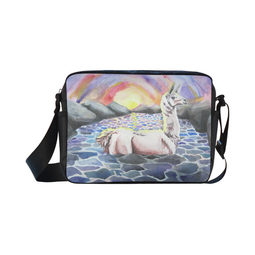 Llama Ness Monster Classic Cross-body Nylon Bags (Model 1632)