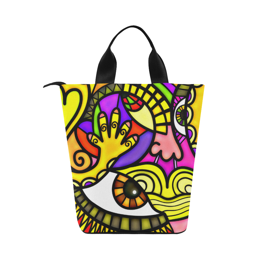 Lonely Without You Nylon Lunch Tote Bag (Model 1670)