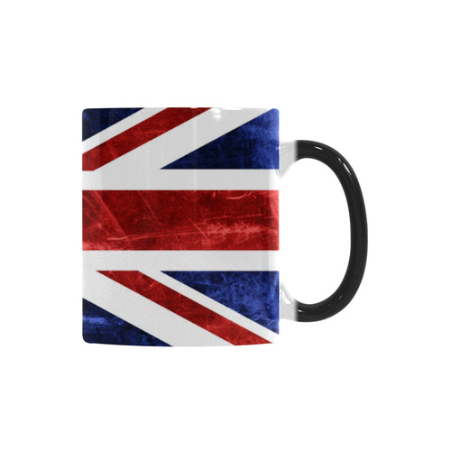 Grunge Union Jack Flag Custom Morphing Mug