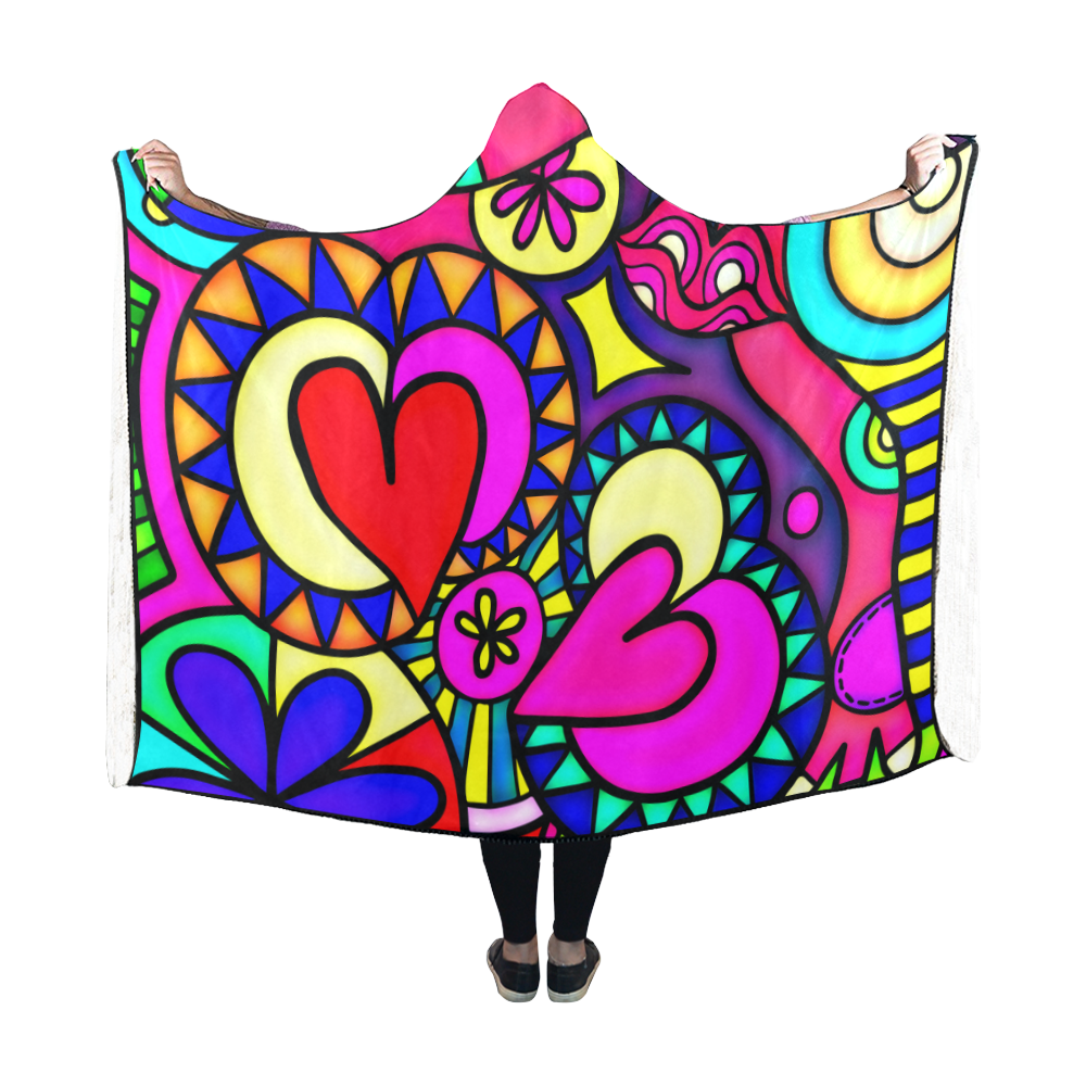 Looking for Love Hooded Blanket 60''x50''