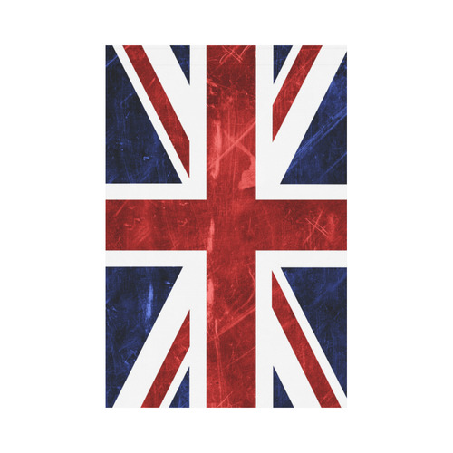 Grunge Union Jack Flag Garden Flag 12‘’x18‘’（Without Flagpole）