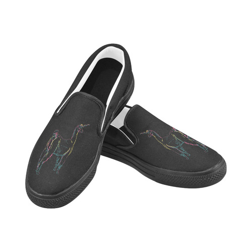 Unillama Men's Slip-on Canvas Shoes (Model 019)