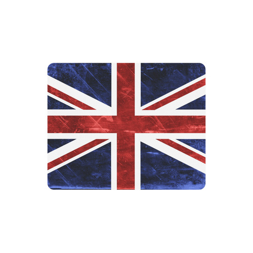 Grunge Union Jack Flag Rectangle Mousepad