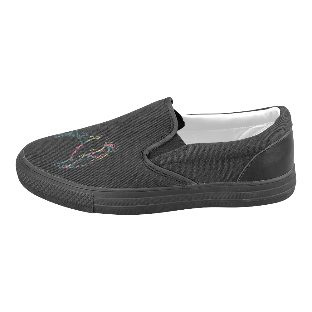 Unillama Men's Slip-on Canvas Shoes (Model 019)