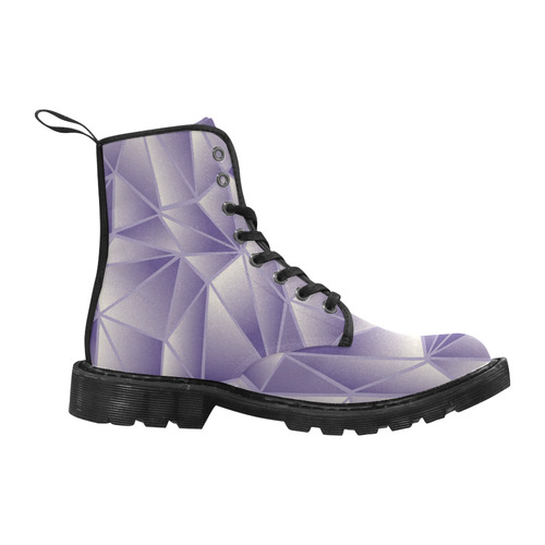 Ultra Violet Stained Glass Martin Boots for Women (Black) (Model 1203H)