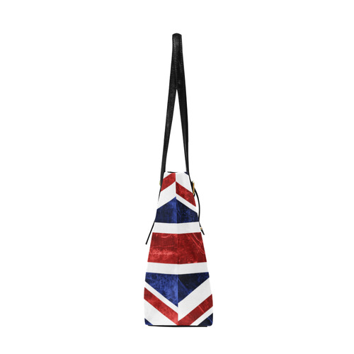 Grunge Union Jack Flag Euramerican Tote Bag/Large (Model 1656)