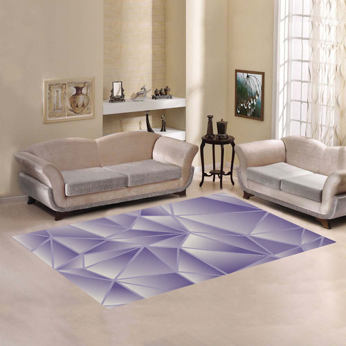 Ultra Violet Stained Glass Area Rug7'x5'