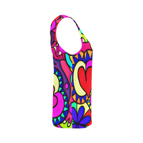 Looking for Love All Over Print Tank Top for Women (Model T43)