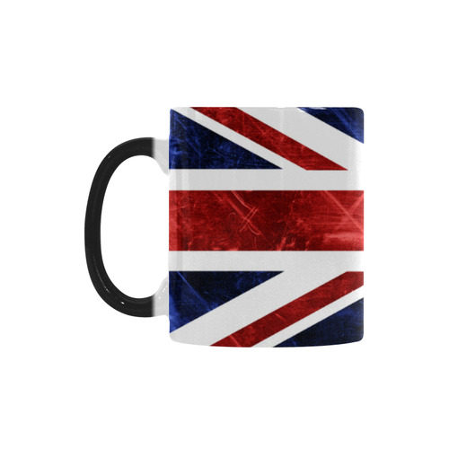 Grunge Union Jack Flag Custom Morphing Mug