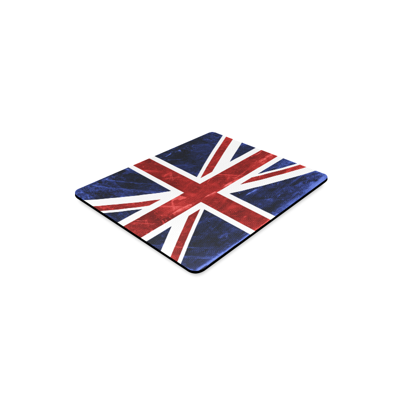 Grunge Union Jack Flag Rectangle Mousepad