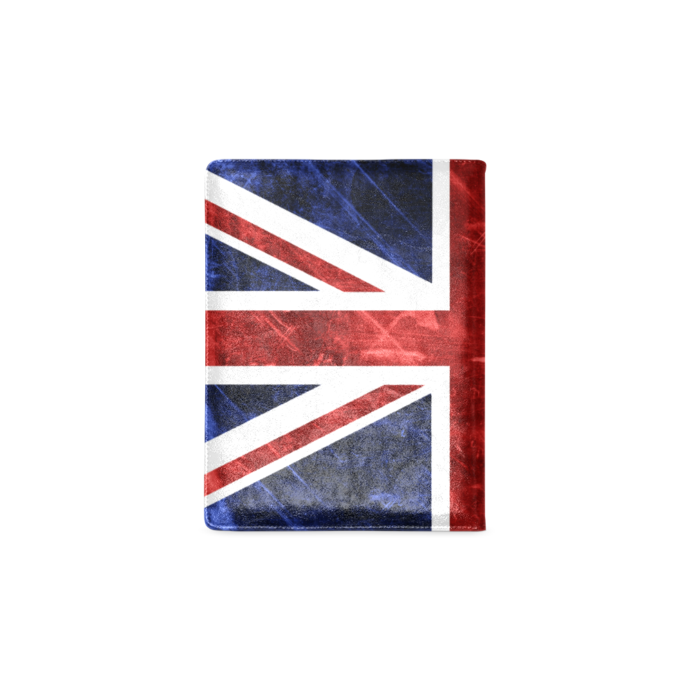 Grunge Union Jack Flag Custom NoteBook B5