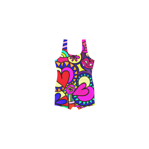 Looking for Love Classic One Piece Swimwear (Model S03)