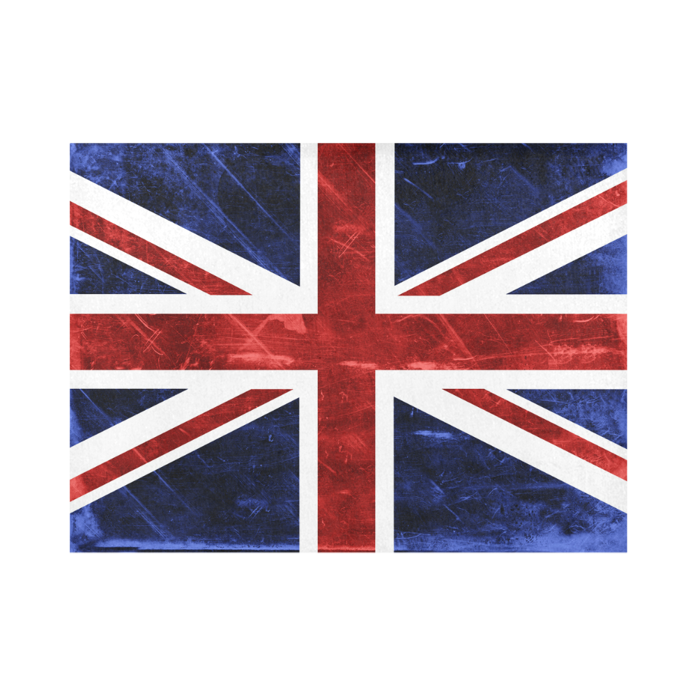 Grunge Union Jack Flag Placemat 14’’ x 19’’ (Set of 6)