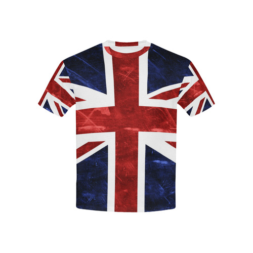 Grunge Union Jack Flag Kids' All Over Print T-shirt (USA Size) (Model T40)